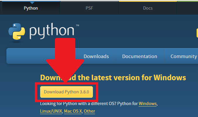 how to install python 3.8 on windows